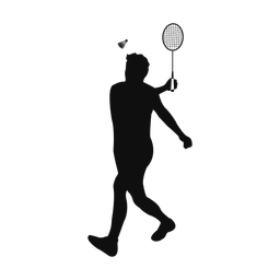 Badminton - Male | Classic | Silhouette | v3