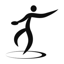 Discus Throw - Male | Motion | Silhouette | v1
