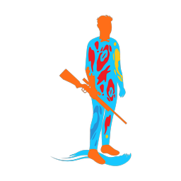 Hunting - Male | Splash | Colorful | v4