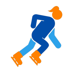 Speed Skating - Female | Round | 3 Colored | v2