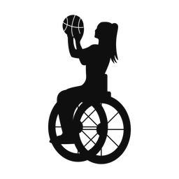 Wheelchair Basketball - Female | Classic | Silhouette | v1