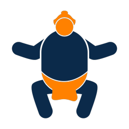 Sumo Wrestling - Male | Round | 2 Colored | v3