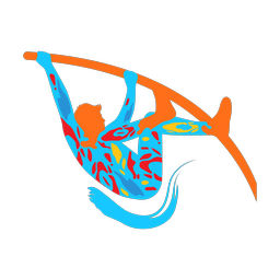 Pole Vaulting - Male | Splash | Colorful | v1