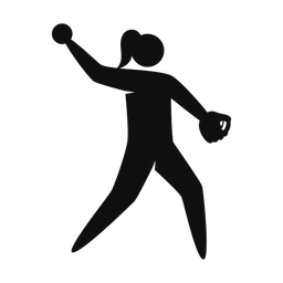 Softball Pitcher - Female | Strike | Silhouette | v1