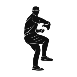 Baseball Pitcher - Male | Promax | Silhouette | v1