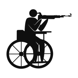 Para Shooting - Male | Strike | Silhouette | v1