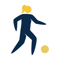 Soccer Player - Female | Strike | 2 Colored | v2