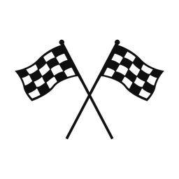 Racing Flags - Both | Classic | Silhouette | v1