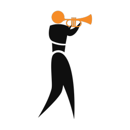 Marching Trumpet Player - Male | Motion | 2 Colored | v1