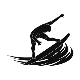 Surfing - Male | Promax | Silhouette | v1