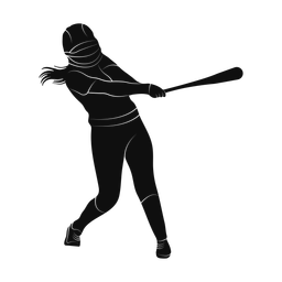 Softball Batter - Female | Promax | Silhouette | v3