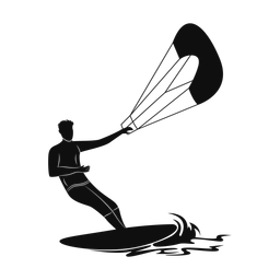 Kitesurfing - Male | Promax | Silhouette | v1