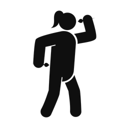 Darts - Female | Round | Silhouette | v1