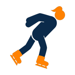 Speed Skating - Female | Round | 2 Colored | v1