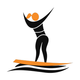 Surfing - Female | Motion | 2 Colored | v3