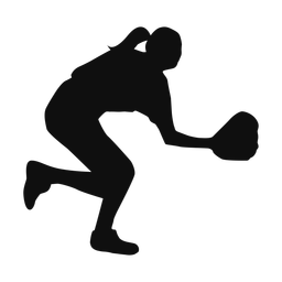 Softball Fielder - Female | Classic | Silhouette | v1