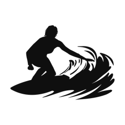 Surfing - Female | Classic | Silhouette | v1