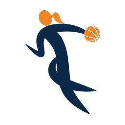 Basketball - Female | Motion | 2 Colored | v4