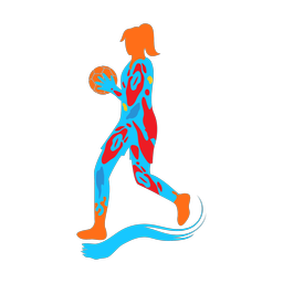 Soccer Goalie - Female | Splash | Colorful | v2
