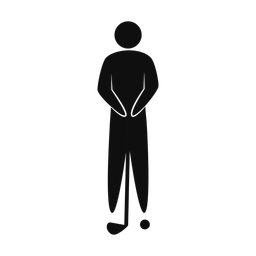Golf - Male | Strike | Silhouette | v2