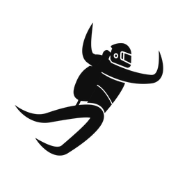 Skydiving - Female | Motion | Silhouette | v1