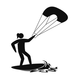 Kitesurfing - Female | Strike | Silhouette | v1