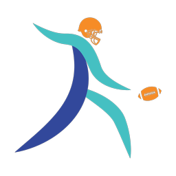 American Football Kicker - Male | Motion | 3 Colored | v2