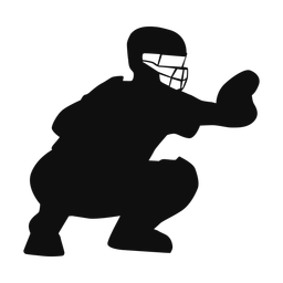 Baseball Catcher - Male | Classic | Silhouette | v2