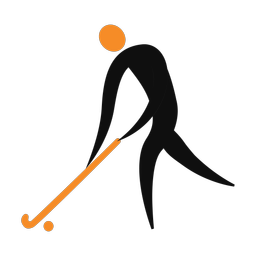 Field Hockey Player - Male | Motion | 2 Colored | v1