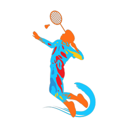 Badminton - Male | Splash | Colorful | v2