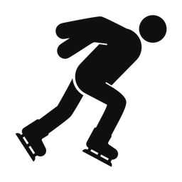Speed Skating - Male | Round | Silhouette | v1