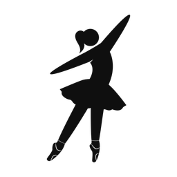Ballet Dancing - Female | Strike | Silhouette | v4