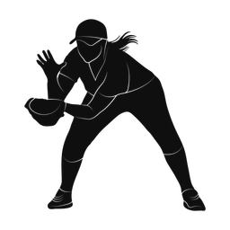 Softball Fielder - Female | Promax | Silhouette | v2