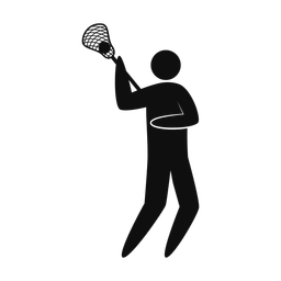 Lacrosse Player - Male | Strike | Silhouette | v1