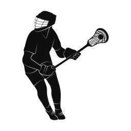 Lacrosse Player - Male | Promax | Silhouette | v1