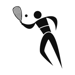 Racquetball - Male | Motion | Silhouette | v1