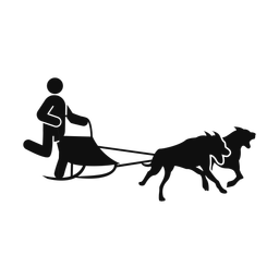 Sled Dog Racing - Male | Round | Silhouette | v2