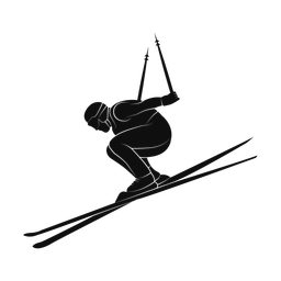 Downhill Skiing - Male | Promax | Silhouette | v1