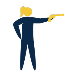 Pistol Shooting - Female | Strike | 2 Colored | v1