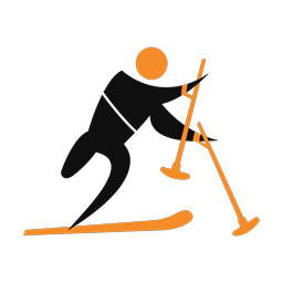 Para Downhill Skiing - Male | Motion | 2 Colored | v1
