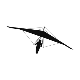 Hang Gliding - Female | Classic | Silhouette | v1