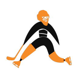 Ice Hockey Goalie - Male | Motion | 2 Colored | v2