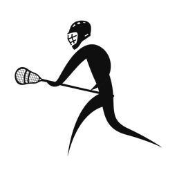 Lacrosse Player - Male | Motion | Silhouette | v1