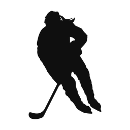 Ice Hockey Player - Female | Classic | Silhouette | v1