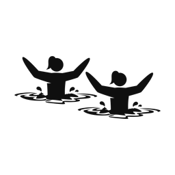 Synchronized Swimming - Female | Strike | Silhouette | v1