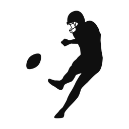 American Football Kicker - Male | Classic | Silhouette | v2