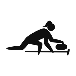 Curling - Female | Strike | Silhouette | v2