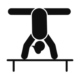 Parallel Bars - Female | Round | Silhouette | v2
