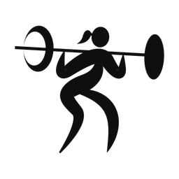 Power Lifter - Female | Motion | Silhouette | v1