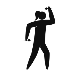 Darts - Female | Strike | Silhouette | v1